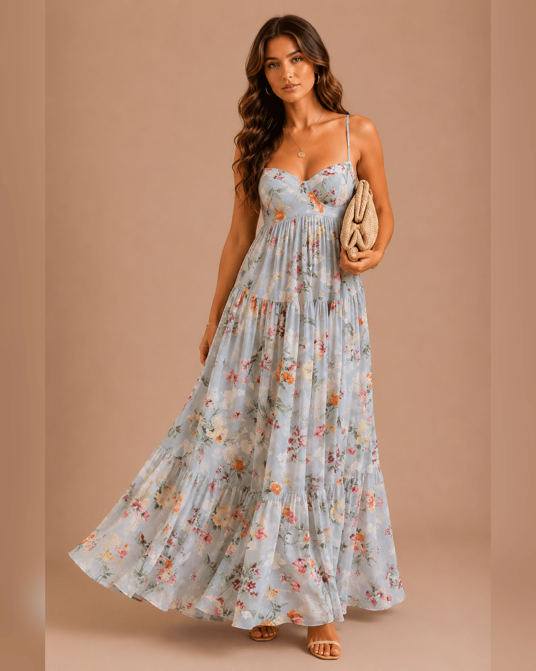 Vestido Longo Aurora de Provence