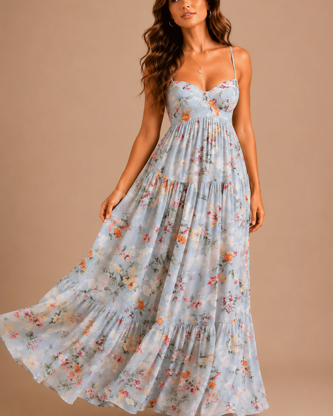 Vestido Longo Aurora de Provence