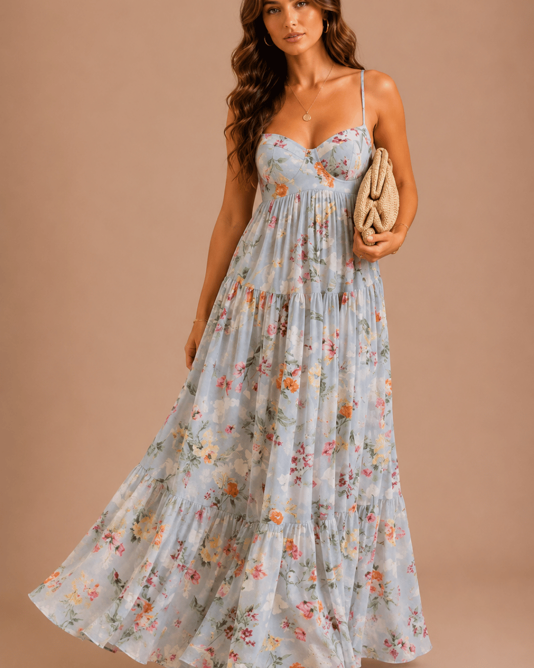 Vestido Longo Aurora de Provence